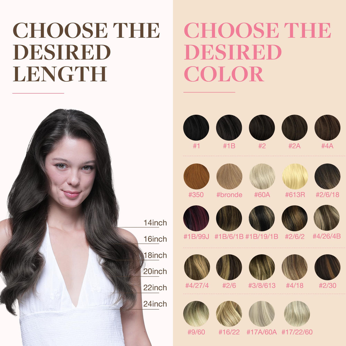 GOO GOO Tape in Hair Extensions 40pcs pack