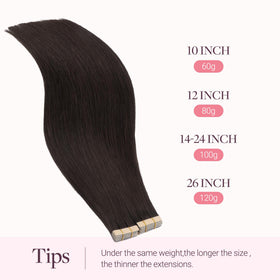 GOO GOO Tape in Hair Extensions application process