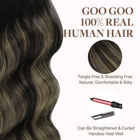 GOO GOO Tape in Hair Extensions application process