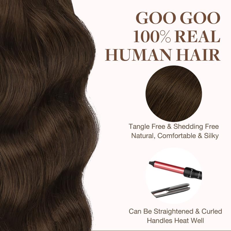 GOO GOO Tape in Hair Extensions Chocolate Brown hair care tips