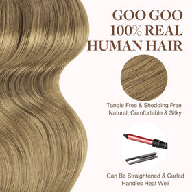 GOO GOO Tape in Hair Extensions color comparison