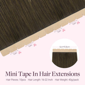 GOO GOO Tape in Hair Extensions colour match service example