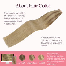 GOO GOO Tape in Hair Extensions displayed on a mannequin