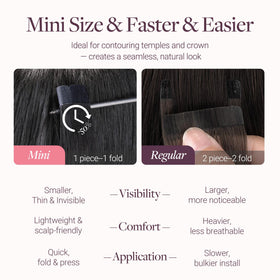 GOO GOO Tape in Hair Extensions heat styling demonstration