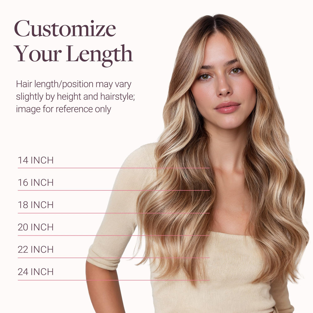 GOO GOO Tape in Hair Extensions highlighting thick ends