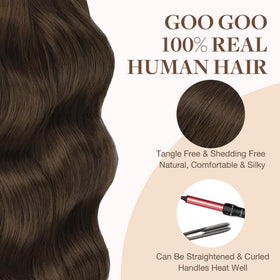 GOO GOO Tape in Hair Extensions in natural light