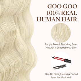 GOO GOO Tape in Hair Extensions in various lengths display
