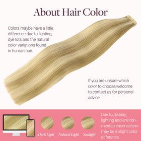 GOO GOO Tape in Hair Extensions installation process