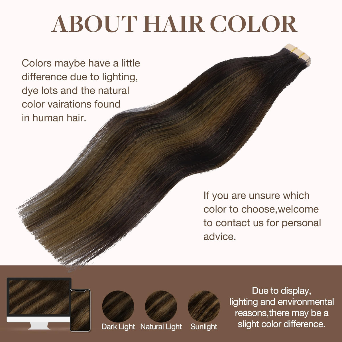 GOO GOO Tape in Hair Extensions installation process