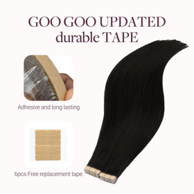 GOO GOO Tape in Hair Extensions length comparison