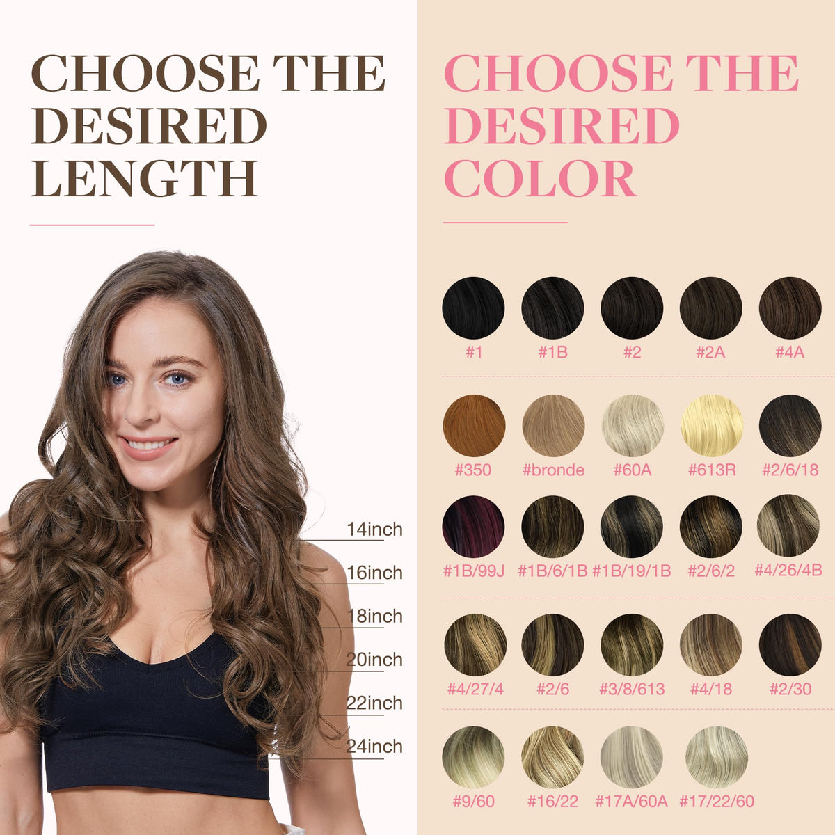 GOO GOO Tape in Hair Extensions on a flat surface