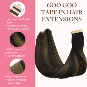 GOO GOO Tape in Hair Extensions packaging