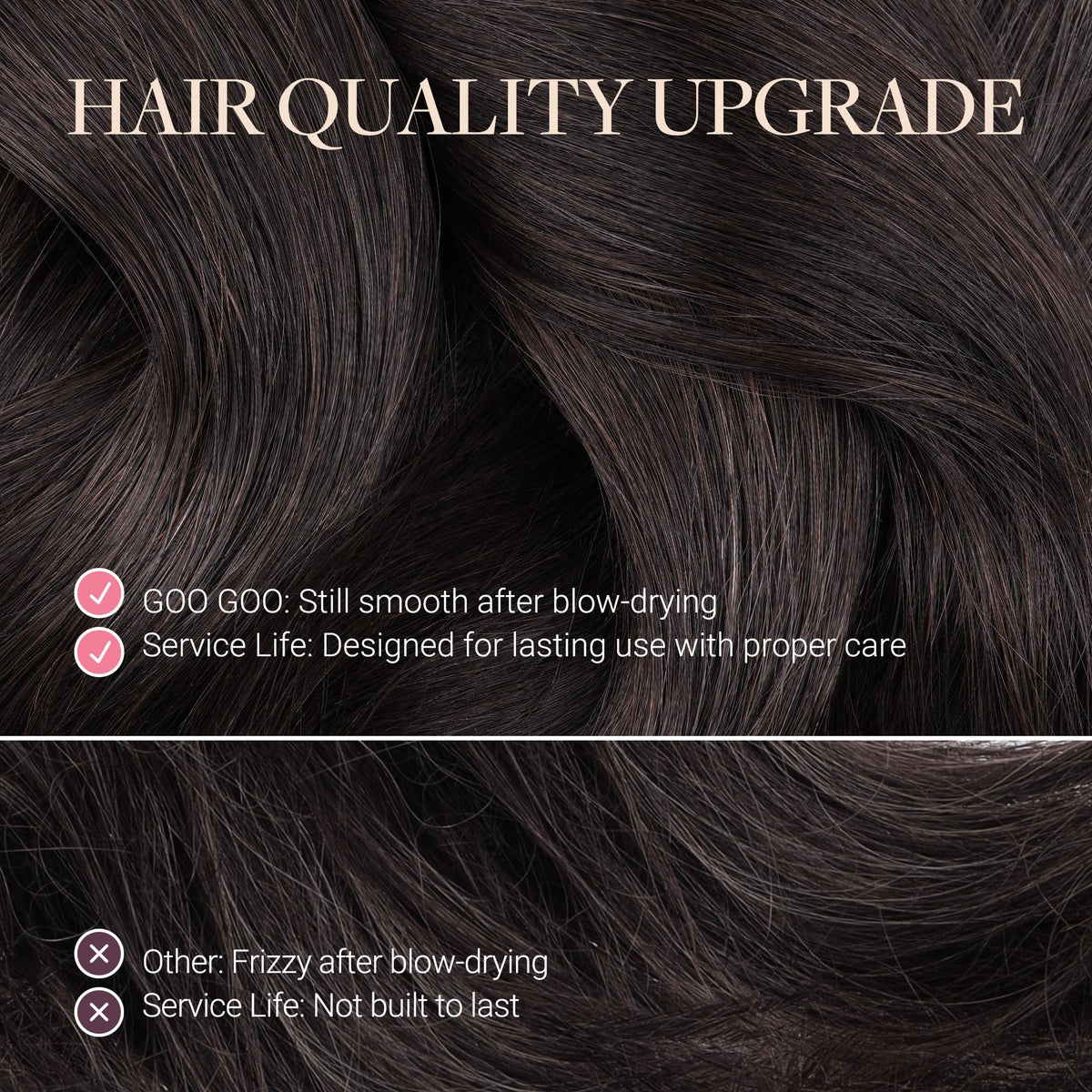 GOO GOO Tape in Hair Extensions packaging