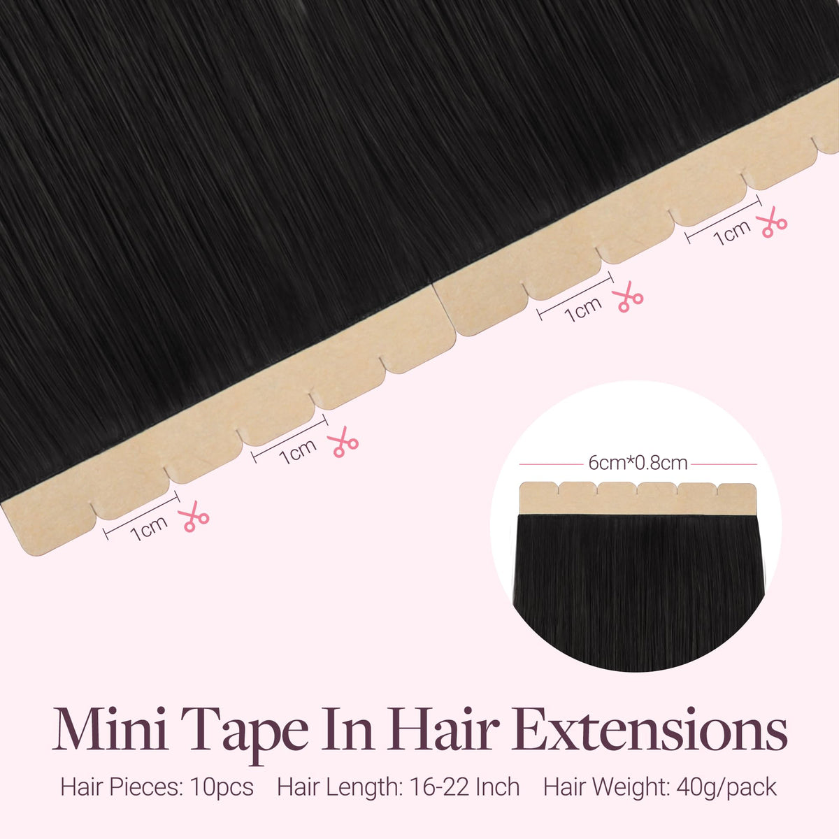 GOO GOO Tape in Hair Extensions packaging front