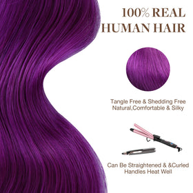 GOO GOO Tape in Hair Extensions Purple with extra tapes