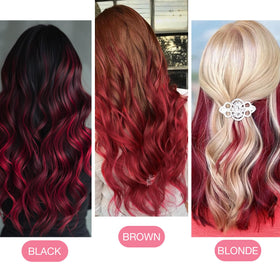 GOO GOO Tape in Hair Extensions Red with extra tapes