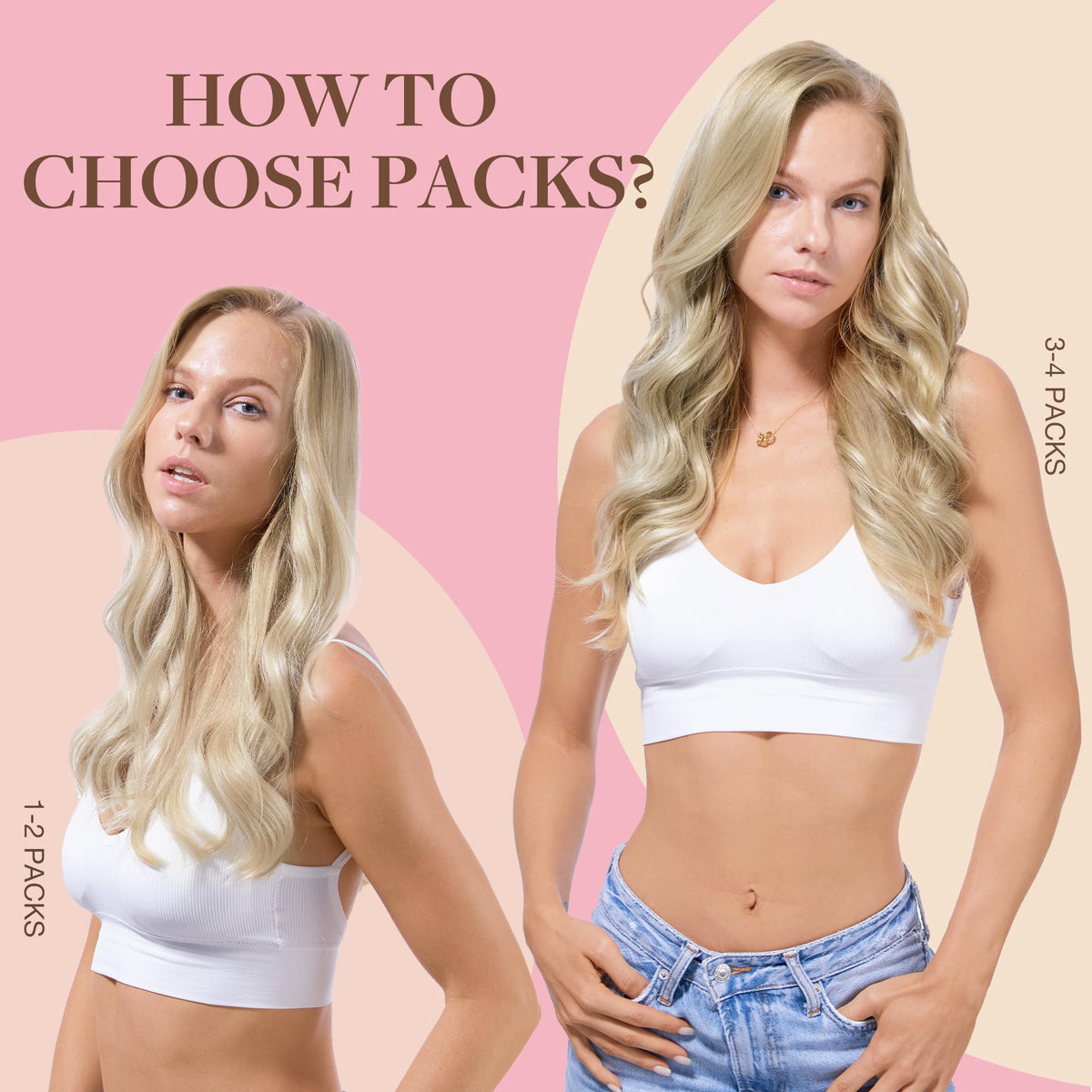 GOO GOO Tape in Hair Extensions showing silky straight texture