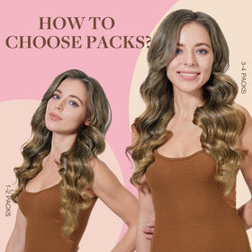 GOO GOO Tape in Hair Extensions showing smooth texture