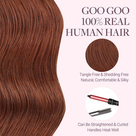 GOO GOO Tape in Hair Extensions shown in natural light