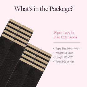 GOO GOO Tape in Hair Extensions styled with curls