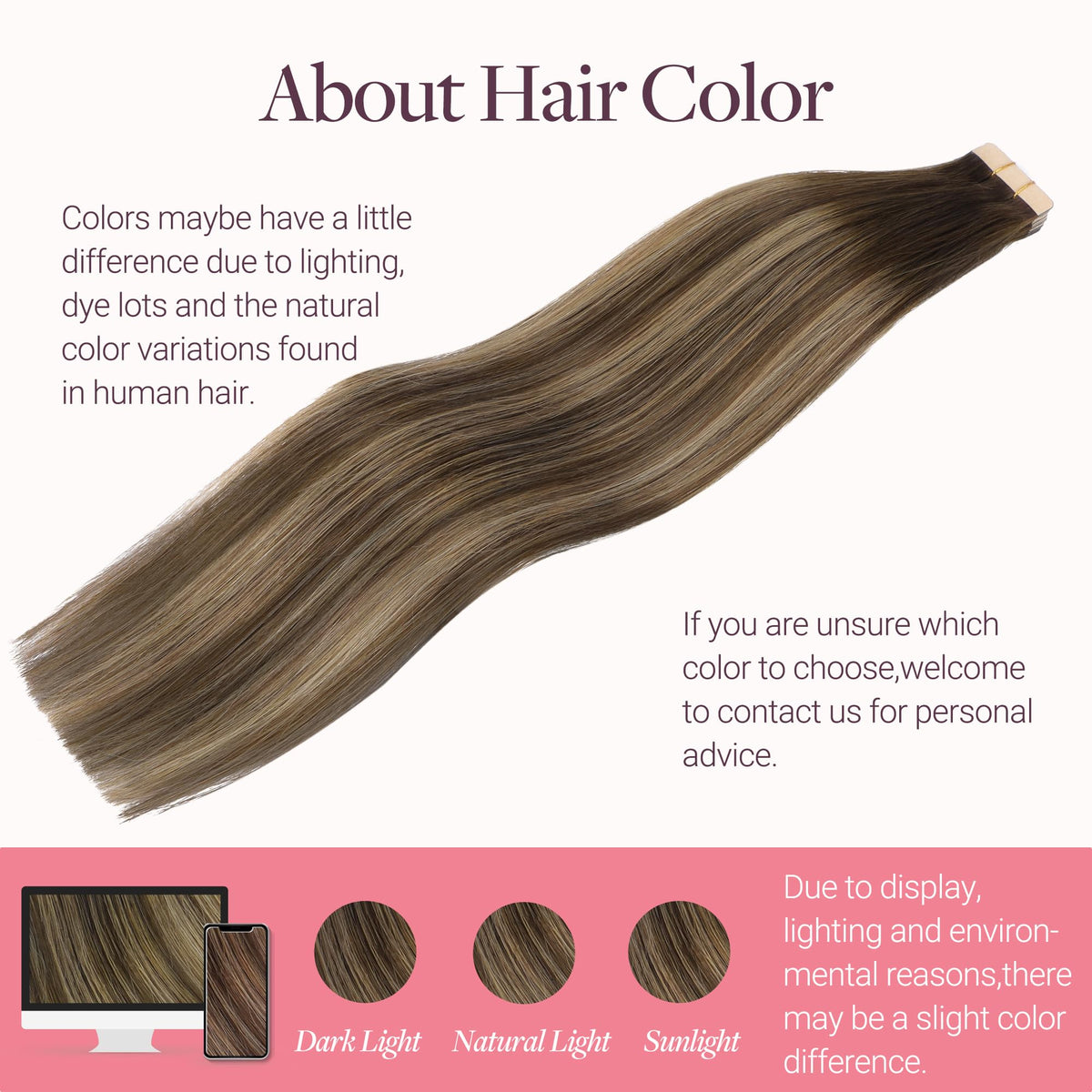 GOO GOO Tape in Hair Extensions styled with curls