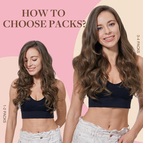 GOO GOO Tape in Hair Extensions styled with heat tools
