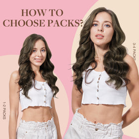 GOO GOO Tape in Hair Extensions styling options
