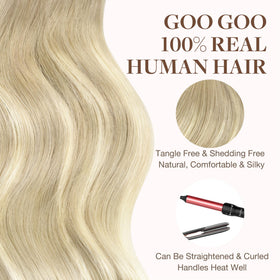 GOO GOO Tape in Hair Extensions styling options