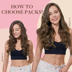 GOO GOO Tape in Hair Extensions texture comparison