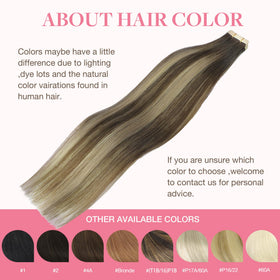GOO GOO Tape in Hair Extensions texture detail