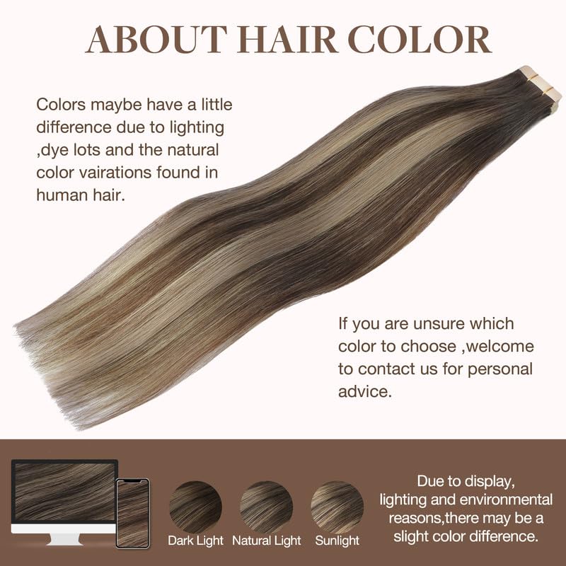 GOO GOO Tape in Hair Extensions texture view