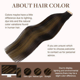 GOO GOO Tape in Hair Extensions with installation guide