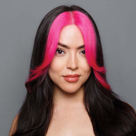Good Dye Young Pink Hair Dye packaging with essential oil ingredients