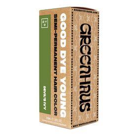 Good Dye Young Semi-Permanent Green Hair Dye Devil's Ivy after application