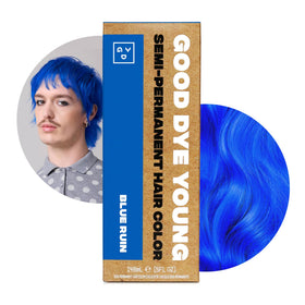 Good Dye Young Semi-Permanent Hair Colour Blue Ruin front view