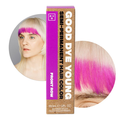 Good Dye Young Semi-Permanent Hair Colour Front Row Purple packaging front view