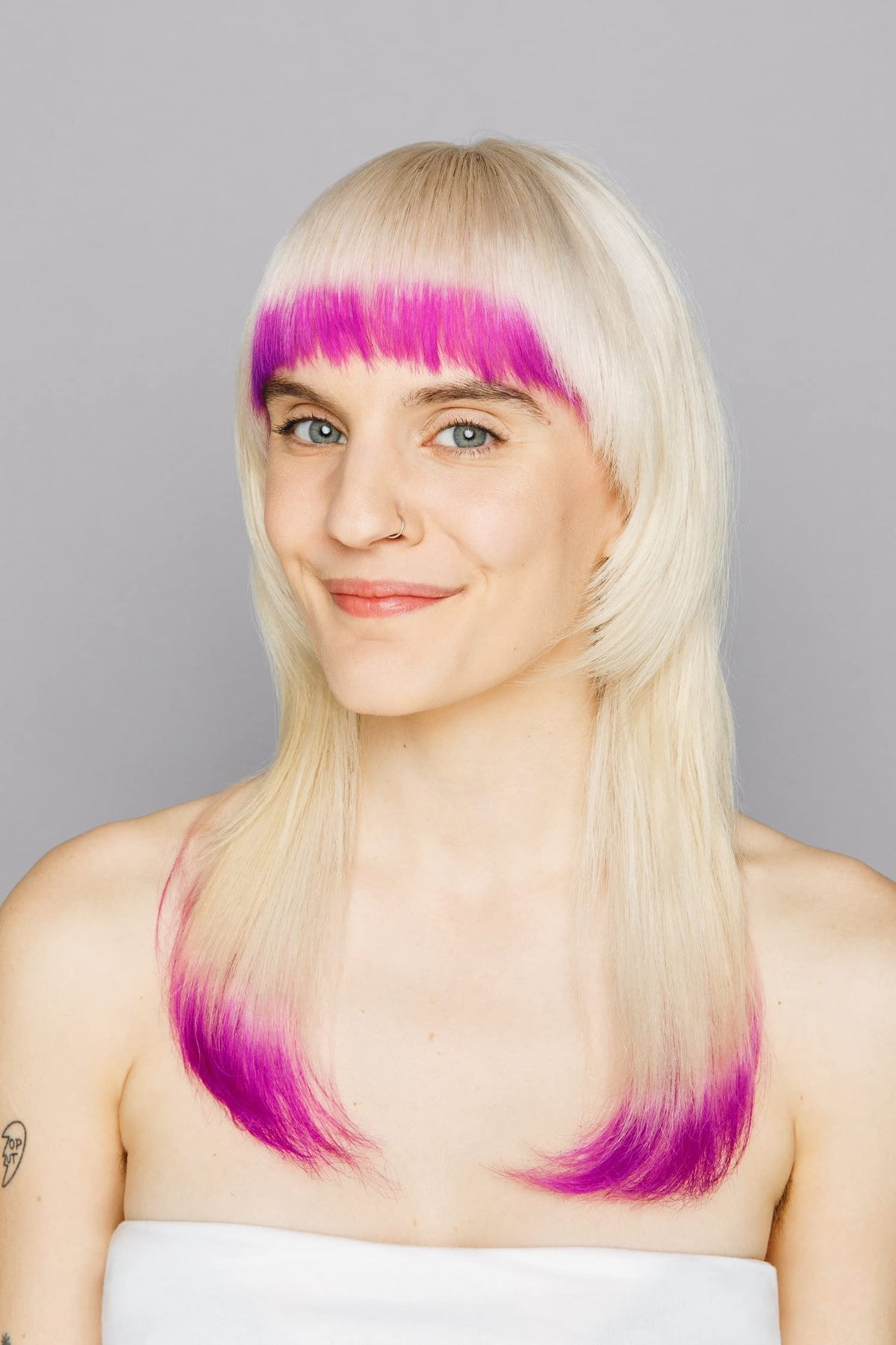 Good Dye Young Semi-Permanent Hair Colour Front Row Purple tube side view