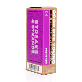 Good Dye Young Semi-Permanent Hair Colour Front Row Purple with lightening kit