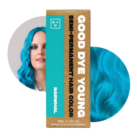 Good Dye Young Semi-Permanent Hair Colour teal dye front view 5FL OZ