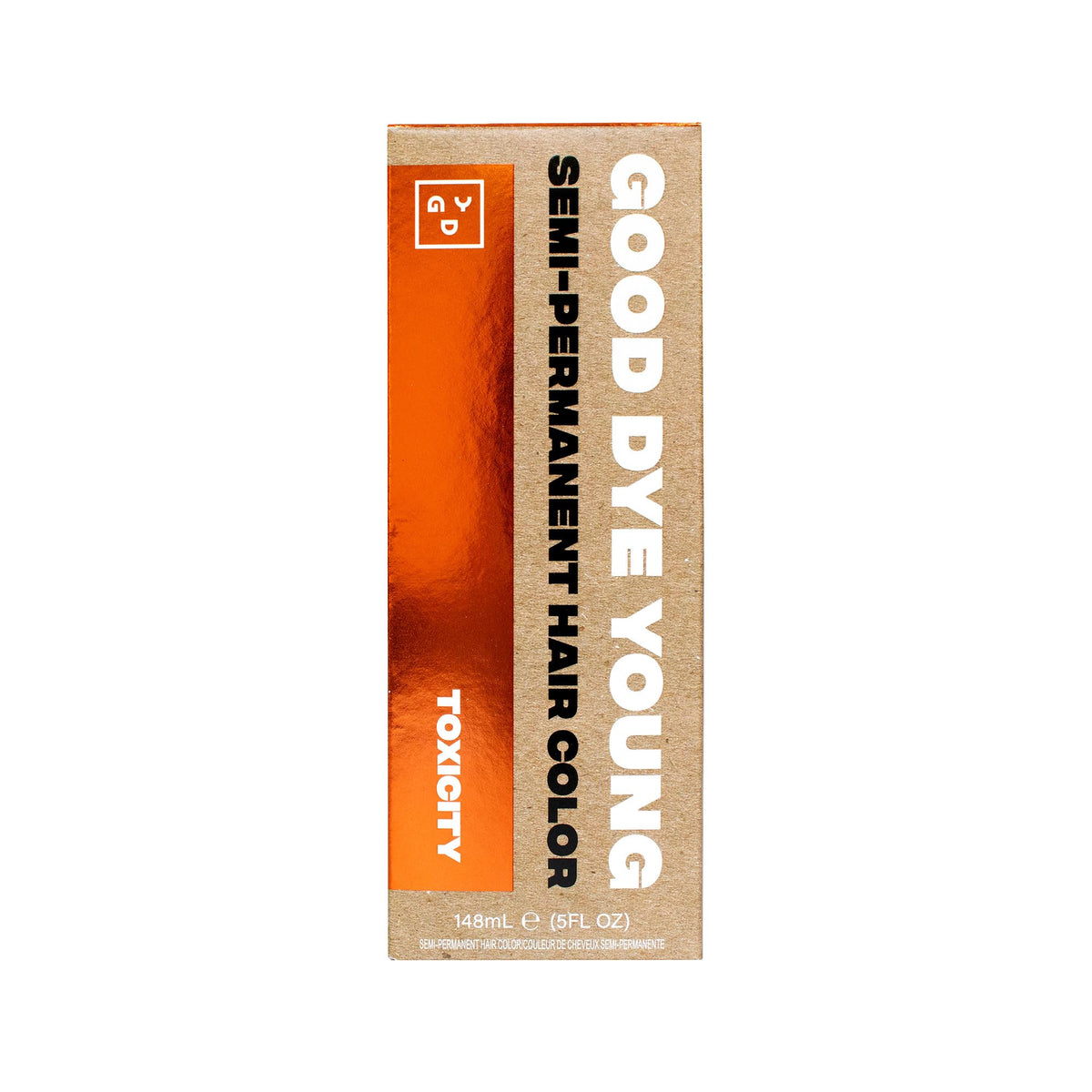 Good Dye Young Semi Permanent Hair Dye Copper Orange front view