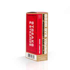 Good Dye Young Semi Permanent Hair Dye Rock Lobster Red on light blonde hair