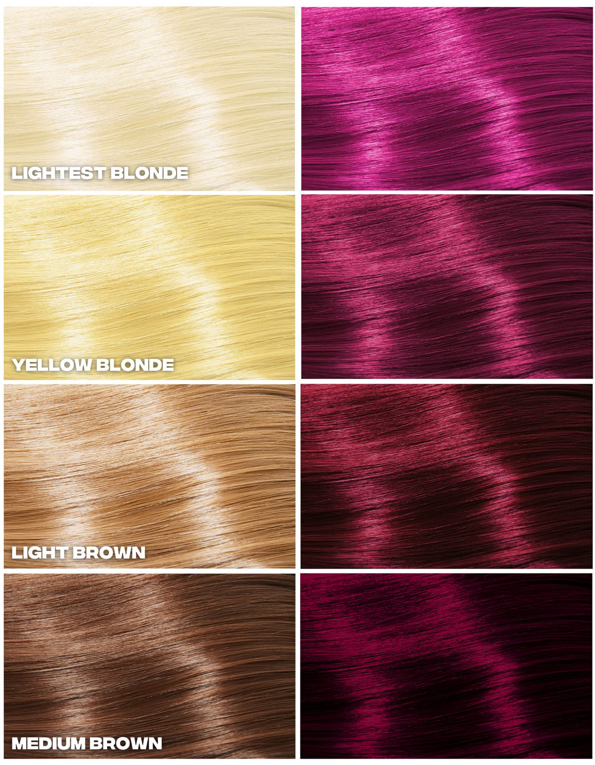 Good Dye Young Semi-Permanent Magenta Hair Dye application process