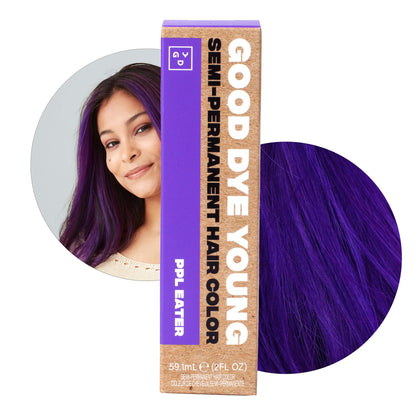 Good Dye Young Semi Permanent Purple Hair Colour front view