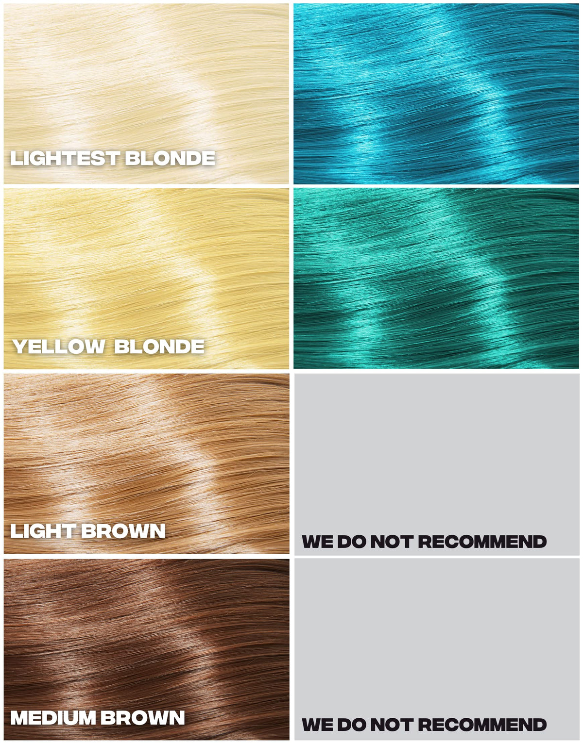 Good Dye Young teal hair dye application tools kit