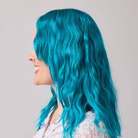 Good Dye Young teal hair dye packaging with ingredients list