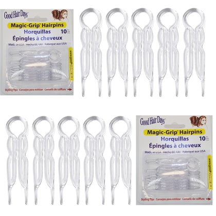 Good Hair Days U-Shaped Hair Pins front view, 20 pack