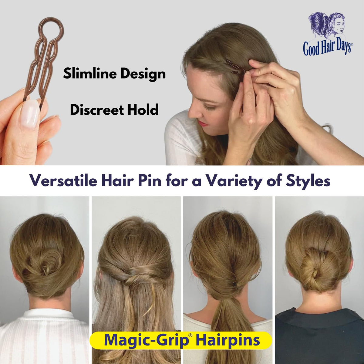 Good Hair Days U-Shaped Hair Pins packaging details