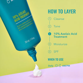 Good Molecules 10% Azelaic Acid in bathroom setting