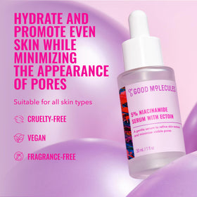Good Molecules 5% Niacinamide Serum close-up of dropper