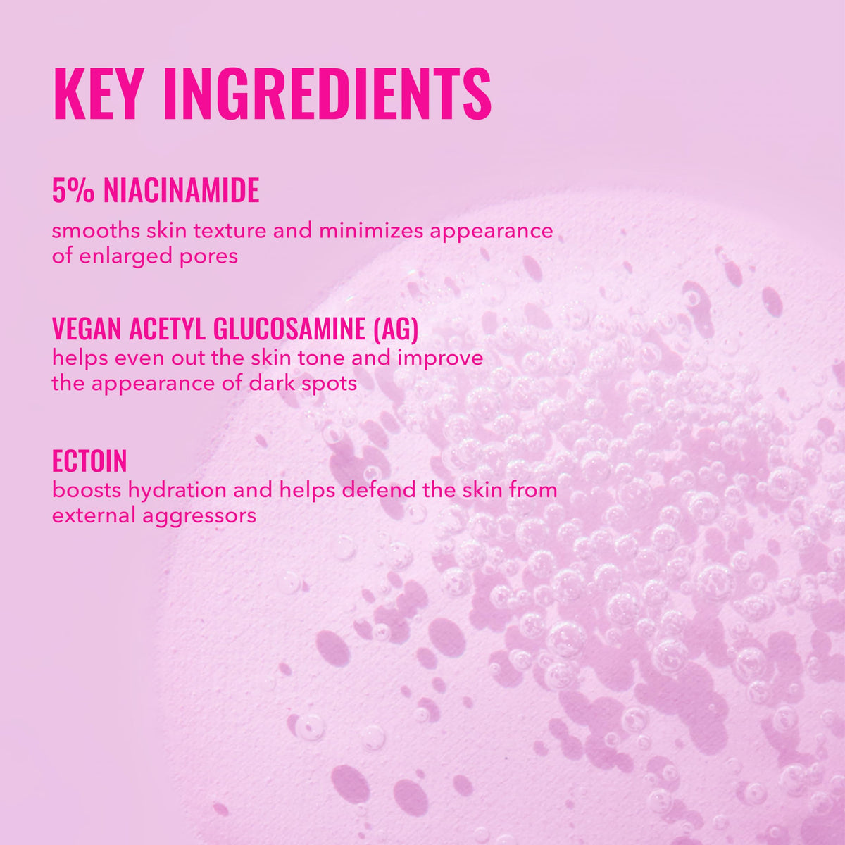 Good Molecules 5% Niacinamide Serum on a clean bathroom counter